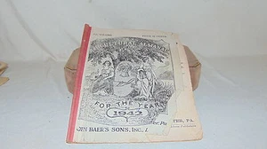 AGRICULTURAL ALMANAC 1942 LANCASTER PA ORIGINAL - Picture 1 of 4
