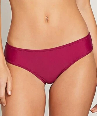 Volcom 237981 Womens Solid Cheeky Bikini Bottom Swimwear Purple Size X-Small - Image 1 of 2