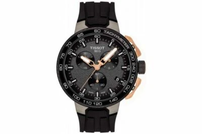 New Tissot T-Race Chronograph Black Dial Men's Watch (T111.417.37.441.07) - Image 1 of 3