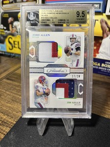 Josh Allen 2020 Flawless /20 Allen/kelly JERSEY NUMBER 17/20🔵🔴💙