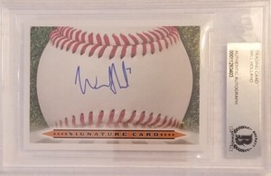 WILL HOLLAND Signature Card AUTO signed BAS Beckett Authentic Autograph AUBURN 
