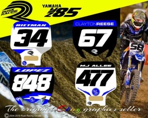 Yamaha yz85 YZ 85 85 85cc motocross mx matrícula personalizada pegatinas RRD - Imagen 1 de 10