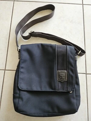 LACOSTE VTG Messenger Laptop Crossbody Bag 10.5x13x3 Inch Nylon Canvas. - Image 1 of 4