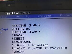 lenovo thinkpad T420 I5-2520M 2.5 GHZ 8GB RAM 512 SSD WINDOWS 10 CAMERA