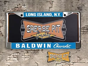 Baldwin Motion Chevrolet License Plate Frame - Foto 1 di 3