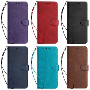 Luxury PU Leather Wallet Flip Cover Case For 16 15 14 13 12 11 Pro Max XR 6 7 8 - Picture 1 of 18