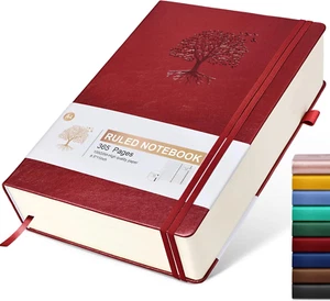 Lined Journal Notebook, 365 Pages A4 Big Journals for Writing College Ruled Note - Picture 1 of 12