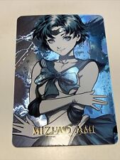 Mizuno Ami Sailor Moon Mercury Goddess Anime Waifu Holo Card ACG Carddass Girl