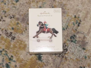 2010 Hallmark Andenken Ornament ~ ein Pony für Weihnachten ~ #13 in Serie Neu im Karton - Bild 1 von 1