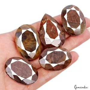 640 Cts/34-39mm Natural Untreated Brown Sapphire Mix Cut Loose Gemstones Lot - Picture 1 of 5