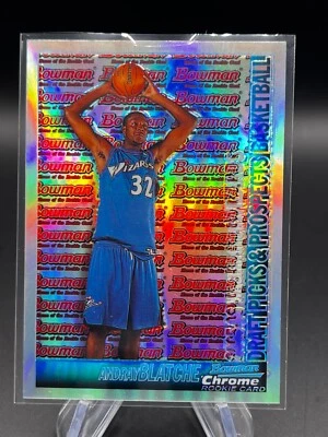 2005-06 Bowman Draft Picks Andray Blatche #126 refractor de cromo/300 (RC) Foto 1 de 3