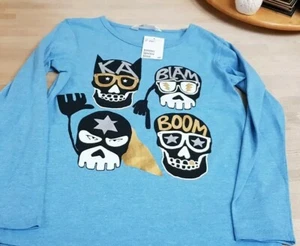 BOYS NEW LONG SLEEVE TOP SIZE 8-10 YEARS H+M - Picture 1 of 11