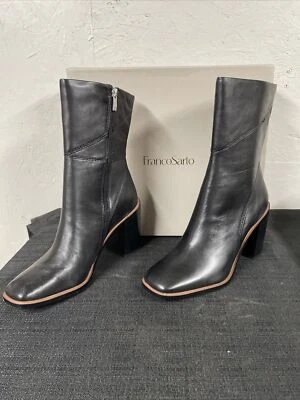 Botín para mujer Franco Sarto Stevie media pantorrilla negro talla 6 M mediano Foto 1 de 4