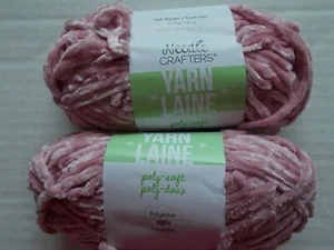 Needle Crafters Poly-weiches Chenillegarn, Rose, Menge 2 (51 Yards pro Stück) - Bild 1 von 2