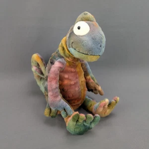 Jellycat Colin Chameleon Lizard Plush 12" Tie Dye Rainbow Stuffed Animal - Picture 1 of 7