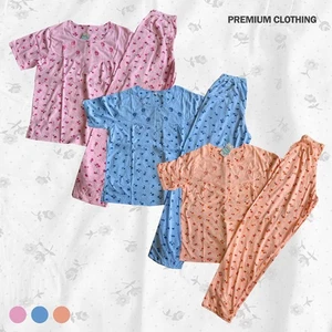 SUMMER THIN Ladies Womens Pyjama set Loungewear Cotton MIX Nighties top bottoms - Picture 1 of 5