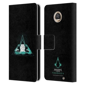 ASSASSIN'S CREED VALHALLA COMPOSITIONS LEATHER BOOK CASE FOR MOTOROLA PHONES - Picture 1 of 12