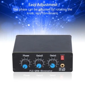Adjustable QRM Sig Nal Canceller With PTT Control 1-30MHz HF Bands Elimi Nator - Zdjęcie 1 z 12