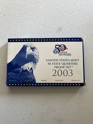 2003 United States Mint 50 State Quarters Proof Set - Image 1 of 4