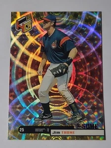 1999 Upper Deck HoloGrFx Jim Thome #25 Gold AuSome Indians HOF - Picture 1 of 2