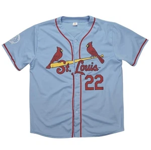 St. Louis Cardinals Trikot Herren XL blau MLB Baseball Flaherty 22 Throwback - Bild 1 von 12
