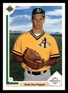 1991 Upper Deck Todd Van Poppel #53 RC Oakland Athletics - Picture 1 of 2