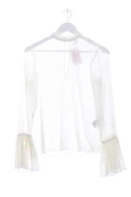 H&M Blouse à col montant Dames Blouse T EU 32 blanc style décontracté - Photo 1/4