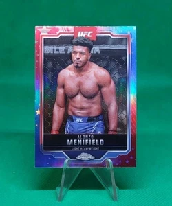 2025 Topps Chrome UFC Red & Blue Alonzo Menifield - Picture 1 of 1