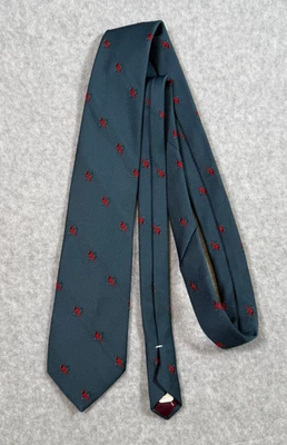 Corbata The Nature Company Para Hombres Azul con Cardenales Rojos Patrón de Pájaro EE. UU. Foto 1 de 4