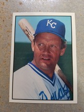 George Brett Kansas City Royals 1987 Action Allstars #11 Black Print NM