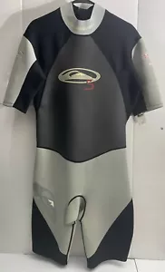 Traje de neopreno corto quiksilver para hombre manga corta - ST Comp 2x2 talla XL gris - Imagen 1 de 9