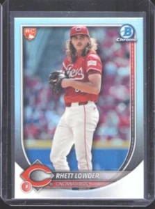 Tarjeta de novato Bowman Red Rookie Redemption SP Rhett Lowder RC Reds 2025 - Imagen 1 de 2