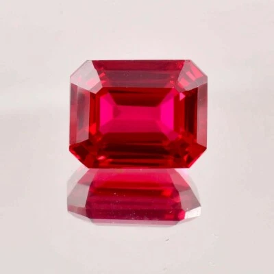 Impecable 8 x 6 mm Impecable Natural Rojo Sangre Rubí Piedra Preciosa Suelta Certificado GIT Foto 1 de 4