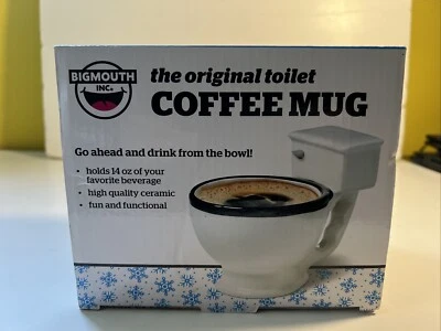 Taza divertida. Taza de inodoro Bigmouth The Original. NUEVO Foto 1 de 4