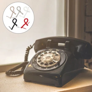 10 Pcs Kurven -Mobilteillinie Telefonkabel Festnetz Aufgerolltes - Zdjęcie 1 z 12