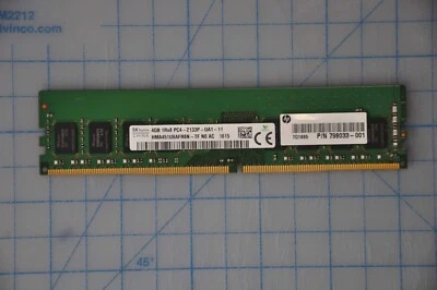 New HP 4GB Ddr4 Pc-17000 Desktop Dimm Ram Memory 798033-001 - Image 1 of 2