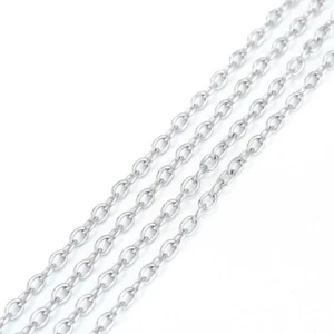 IN95 - 1m de chaine en acier inoxydable maillon 3x2mm chaine inox - Picture 1 of 4