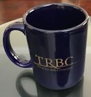 Trbc The Rock Bible College Coffee Cup Navy Blue W/Goldleaf