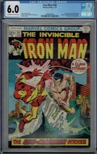 CGC 6.0 IRON MAN #54 1ST APPEARANCE OF MOONDRAGON MADAME MACEVIL OW/W PAGES 1973