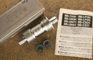 Oldschool NOS NEW NIB Shimano XTR / BB-UN91 bottom bracket British Mountainbike - Picture 1 of 4