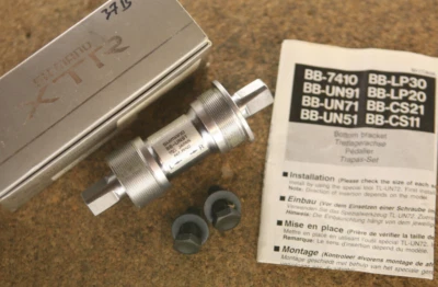 Oldschool NOS NEW NIB Shimano XTR / BB-UN91 bottom bracket British Mountainbike - Image 1 of 4