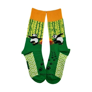 Dancing Panda Socks from the Sock Panda (Adult Small - Shoe Sizes 2-5) - Picture 1 of 6