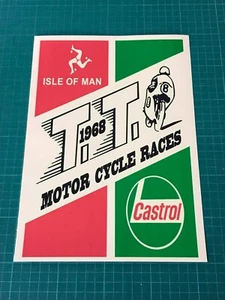 Man Cave TT MOTORBIKE Metal Signs Car Bike Vintage Retro Home Décor Wall Art A45 - Picture 1 of 5