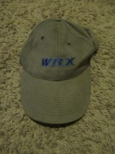 Subaru WRX Blue Logo Gray Adjustable Snap Back Hat Cap - Picture 1 of 4