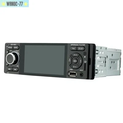 Car Radio MP5 Player Stereo Bluetooth Touch Screen Audio W/2 Cable Single Din - Image 1 of 4