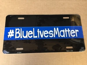 Nueva matrícula Metal Blue Lives Matter - Imagen 1 de 1
