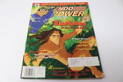 Nintendo Power Magazine Vol 129 Feb 00 Disney's Tarzan w/ Comic - Image 1 of 4