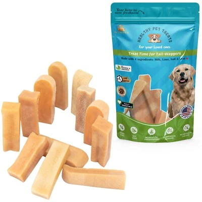 Yak Cheese Himalayan Dog Chews 100%Original Milk Training Treats Small Size Pack - Image 1 of 4