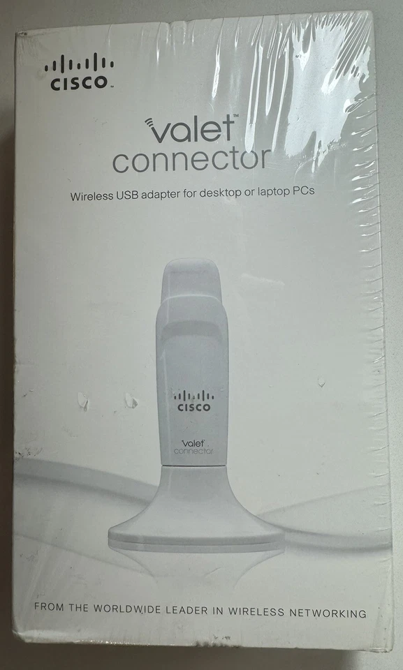 NEW Cisco Valet WIFI 2.4 Connector USB Wireless /g/n Network Adapter/Dongle AM10 - Image 1 of 4