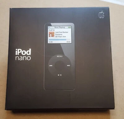apple iPod nano 1gb black anno 2006 MA352TY/A nero lettore musica mp3 - Immagine 1 di 4
